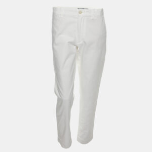 Polo Ralph Lauren White Stretch Fabric The Slim Chino Trouser S