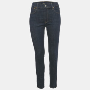 Polo Ralph Lauren Blue Denim Mid-Rise Skinny Tompkins Jeans Waist 28" M