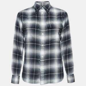 Polo Ralph Lauren Monochrome Tartan Cotton Shirt XS
