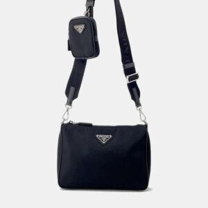 Prada Black Nylon Re-Nylon Shoulder Bag