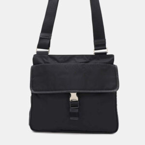 Prada Black Nylon Messenger Bag