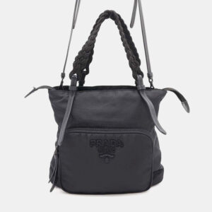 Prada Black Nylon Shoulder Bag