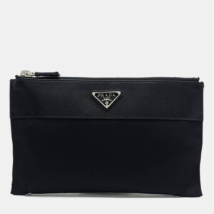 Prada Black Nylon Re-Nylon Pouch