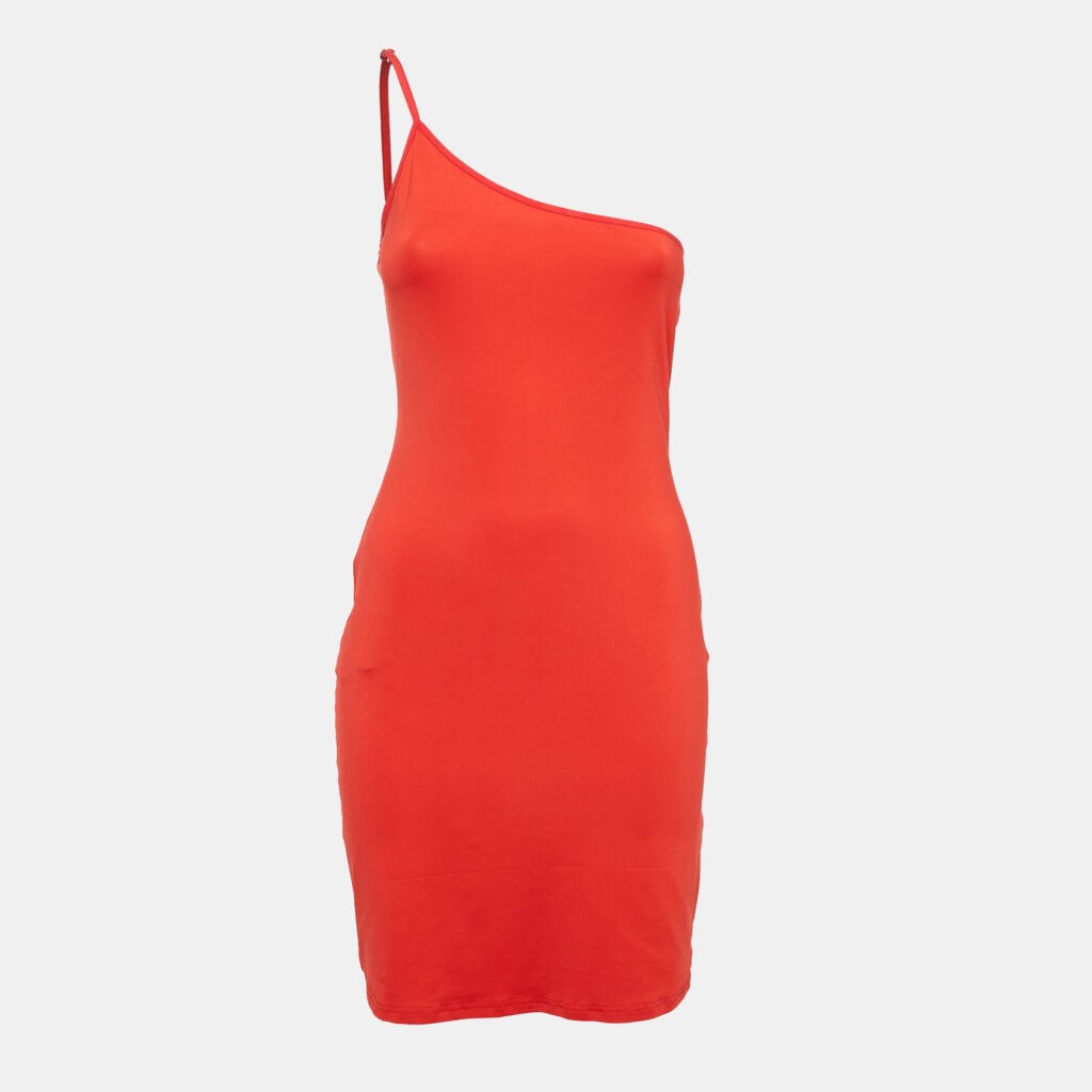 luxury-women-preen-by-thornton-bregazzi-used-clothes-p1025370-002 Preen By Thornton Bregazzi Red Jersey One Shoulder Bodycon Dress M