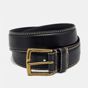 Ralph Lauren Black Leather Buckle Belt 80CM
