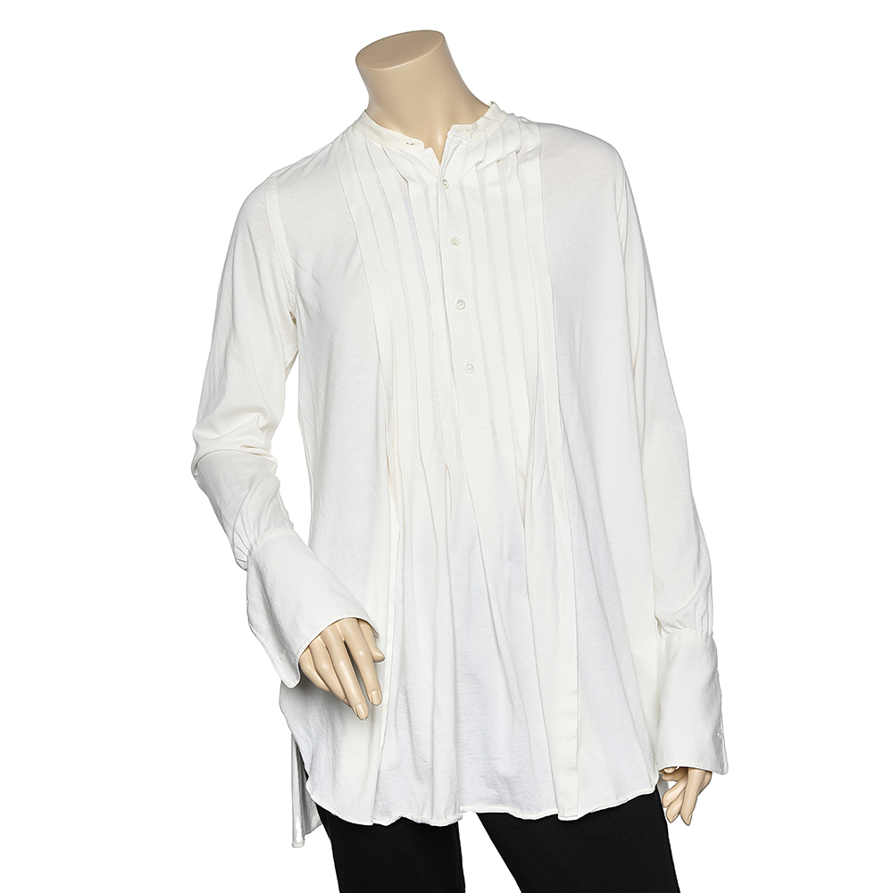 luxury-women-ralph-lauren-used-clothes-p571471-006-2 Ralph Lauren Cream Cotton Tunic Blouse M