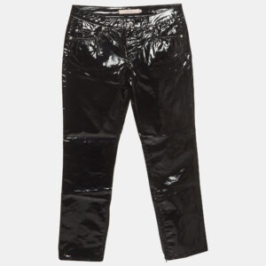RED Valentino Black Synthetic Detailed Pocket Trouser M