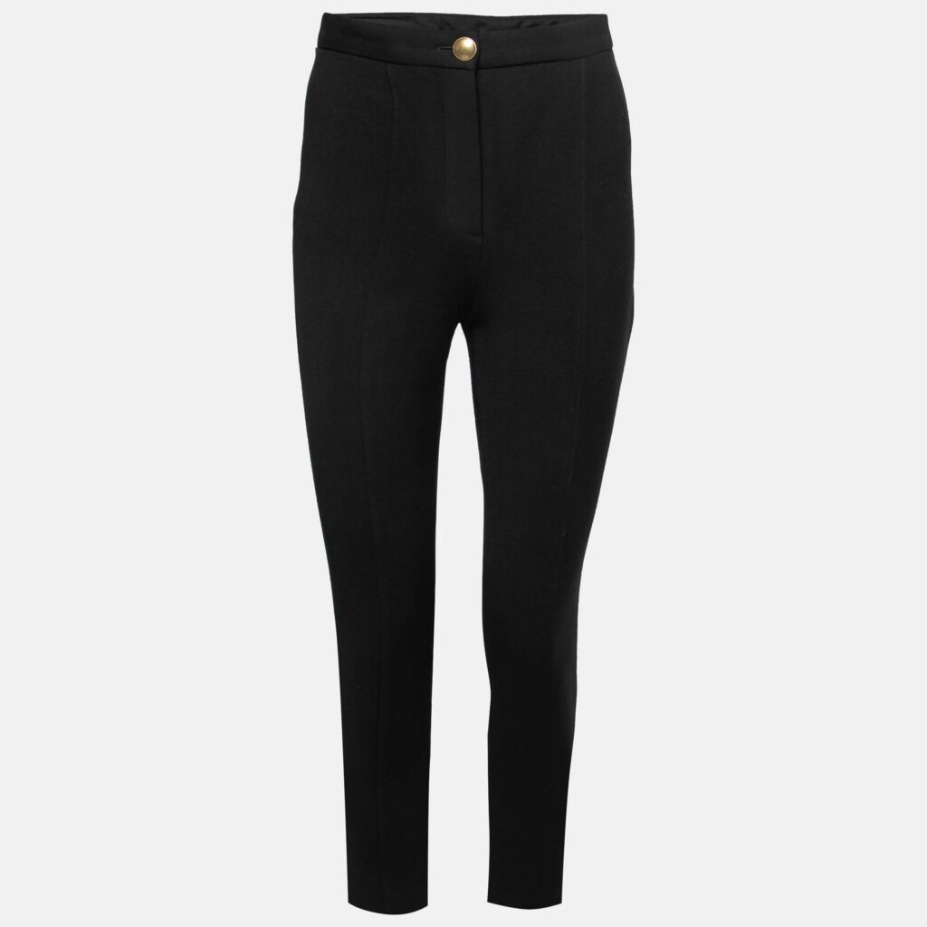 luxury-women-roberto-cavalli-used-clothes-p743217-006 Roberto Cavalli Black Crepe Skinny Trousers S
