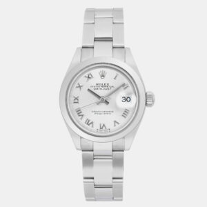 Rolex Silver Stainless Steel Datejust 279160 Automatic Women's Wristwatch 28 mm
