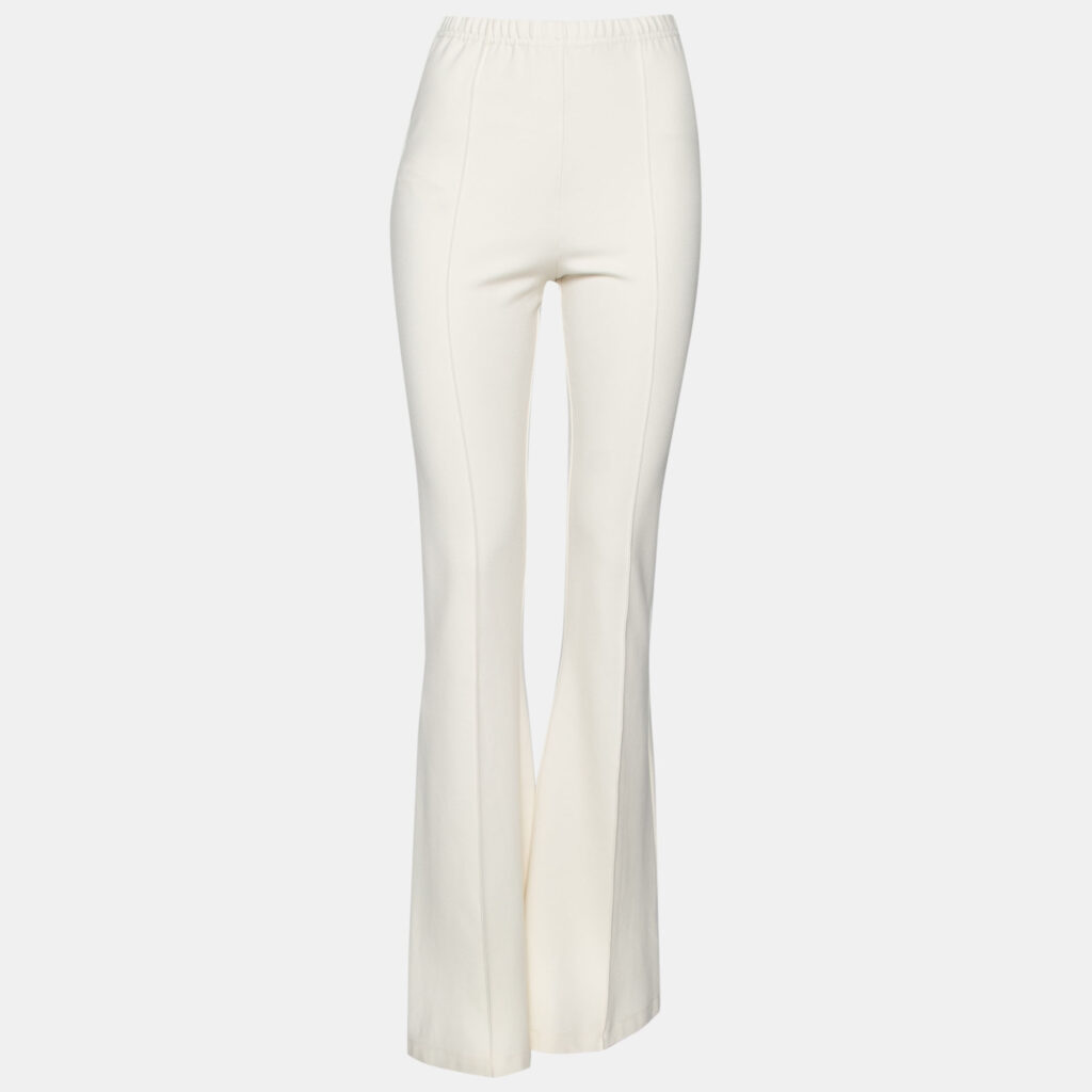 luxury-women-sablyn-used-clothes-p627569-001-2 Sablyn Ivory Stretch Knit Flared Pants L