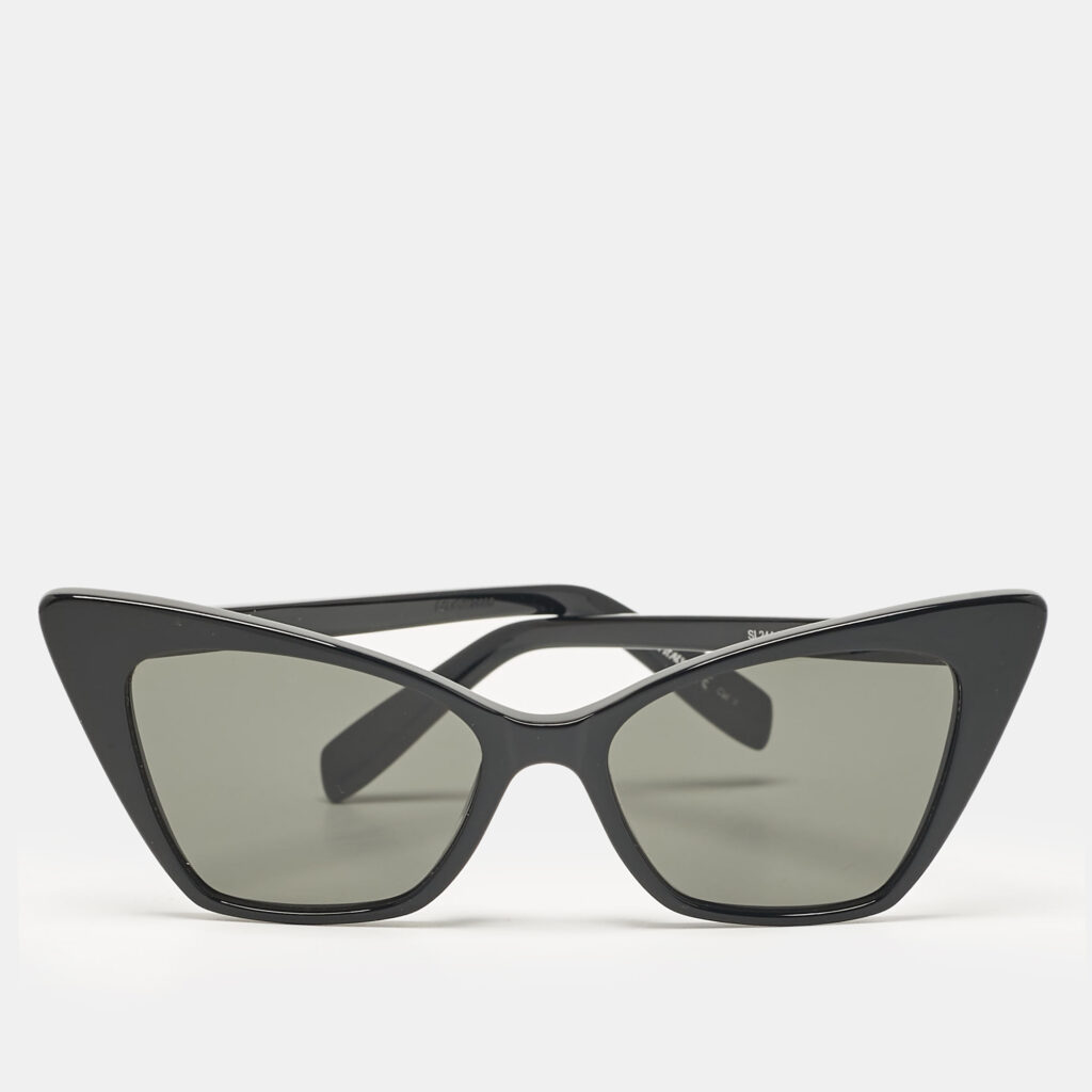 luxury-women-saint-laurent-paris-used-accessories-p1073514-001 Saint Laurent Black SL 244 Victoire Cat Eye Sunglasses