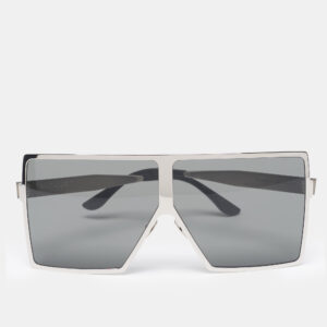 Saint Laurent Silver Tone/Grey SL182 Betty Shield Sunglasses