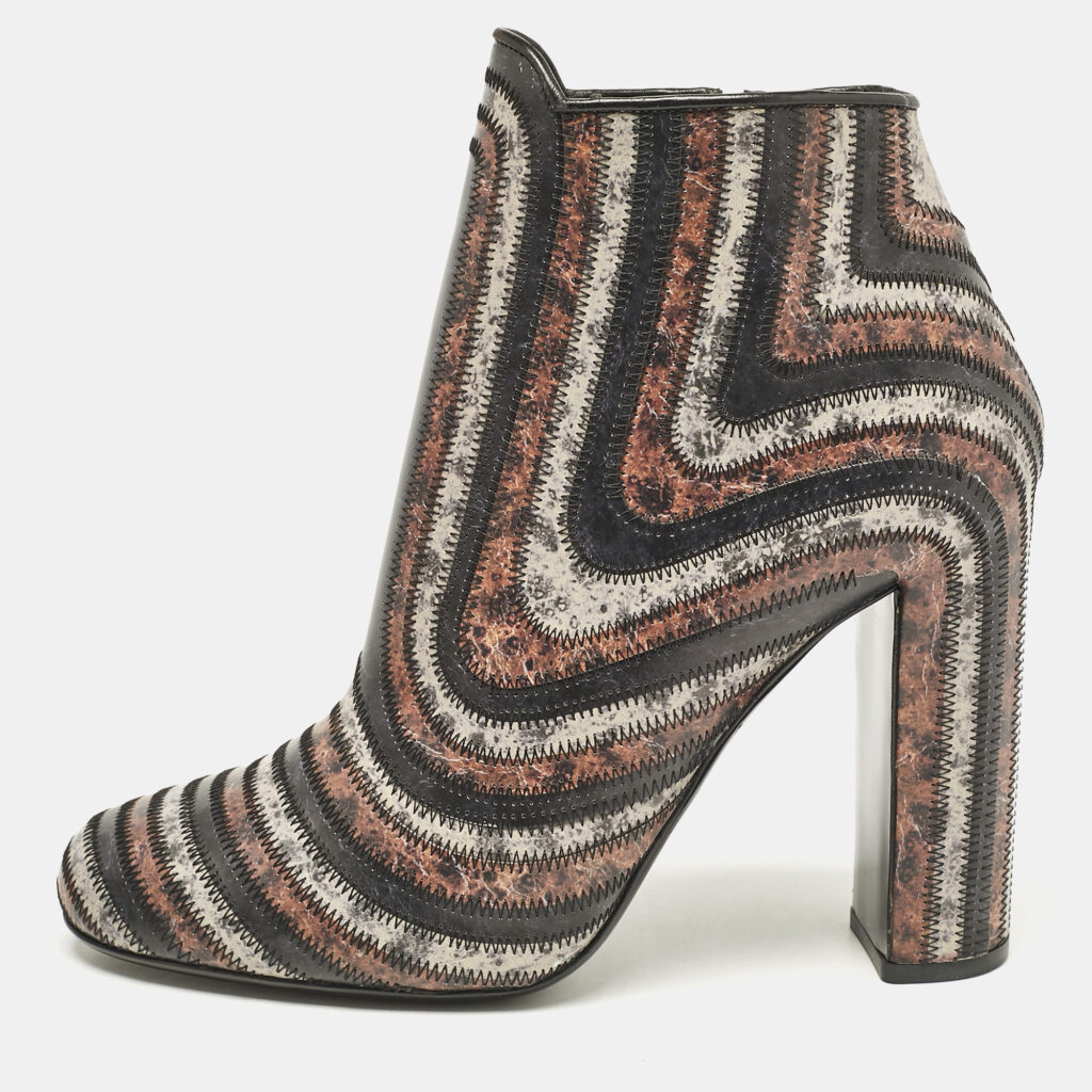 luxury-women-salvatore-ferragamo-new-shoes-p1079598-006 Salvatore Ferragamo Multicolor Leather Ankle Length Boots Size 40.5