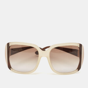 Salvatore Ferragamo Brown Gradient SF672S Oversized Sunglasses