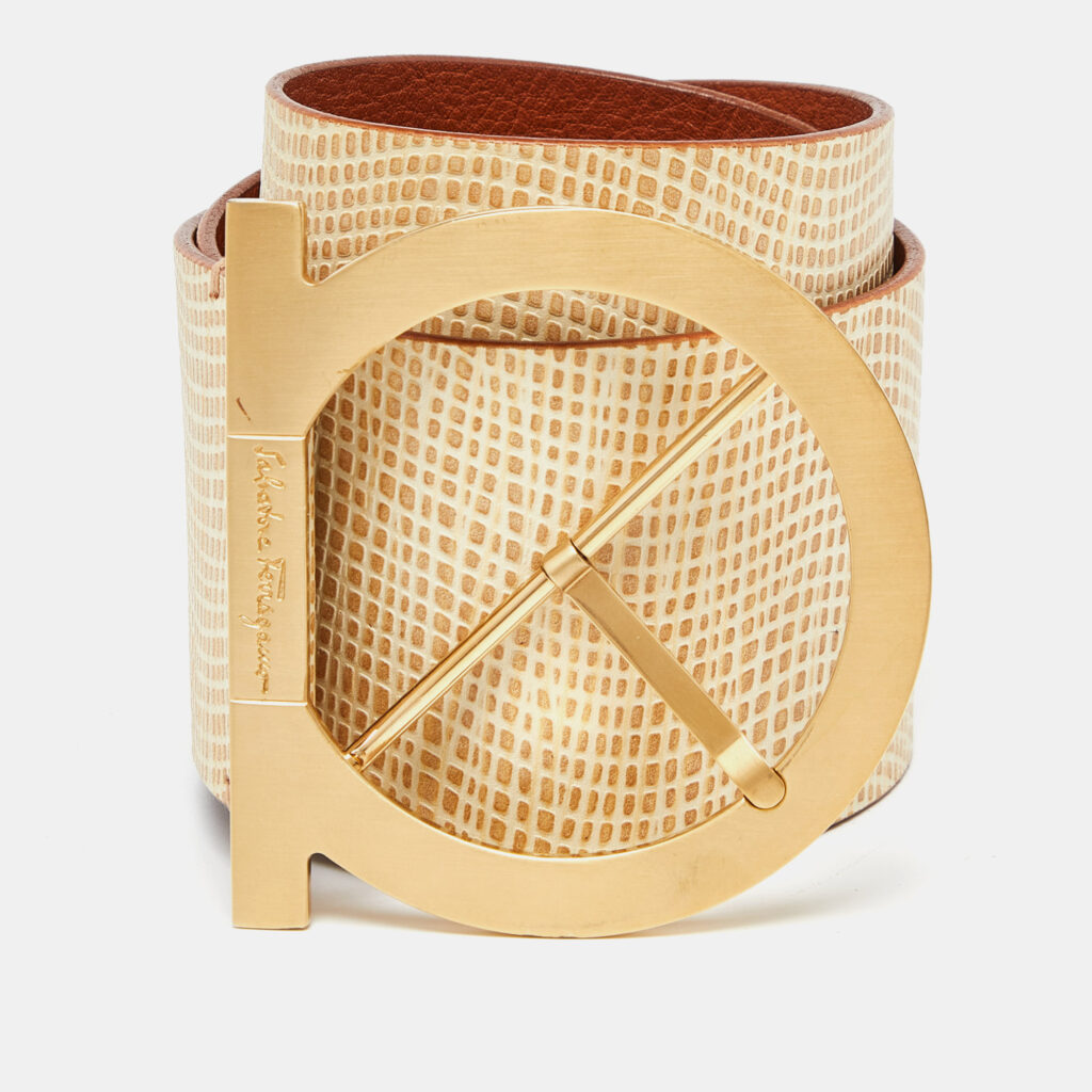 luxury-women-salvatore-ferragamo-used-accessories-p905766-004 Salvatore Ferragamo Beige Leather Wide Waist Belt 70CM