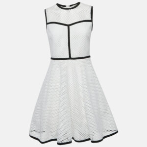 Sandro White Lace Mini Dress S