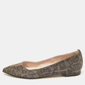 SJP Sarah Jessica Parker Gold Glitter Ballet Flats Size 37