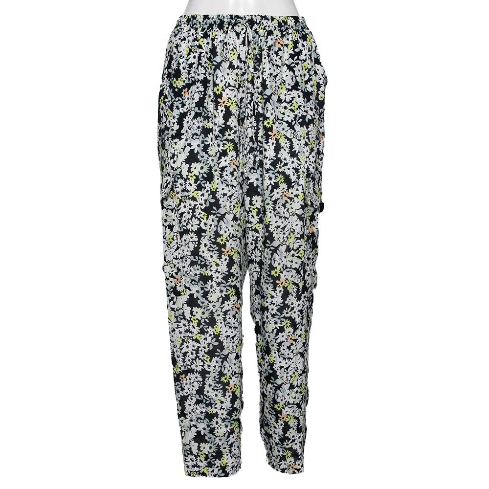 luxury-women-see-by-chloe-used-clothes-p605831-002-1 See by Chloe Multicolor Floral Printed Silk Trouser M