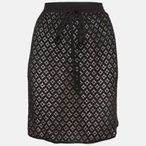 See by Chloe Black Lace Mini Skirt M