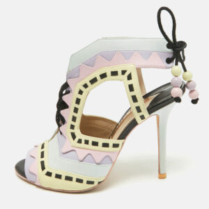 sophia webster multicolor leather riko cut out sandals size 39