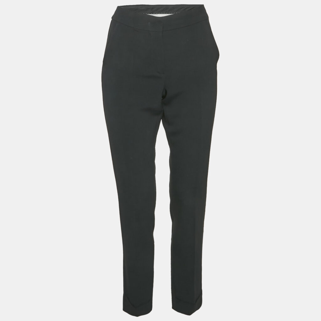 luxury-women-sportmax-used-clothes-p1165857-006 Sportmax Black Crepe Trousers M