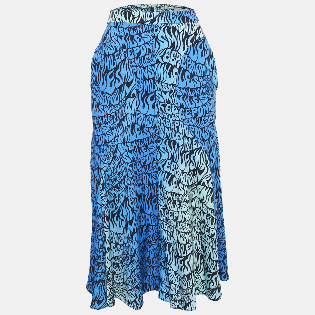 luxury-women-stella-mccartney-new-clothes-p1129096-001 Stella McCartney Blue Printed Crepe Midi Skirt S