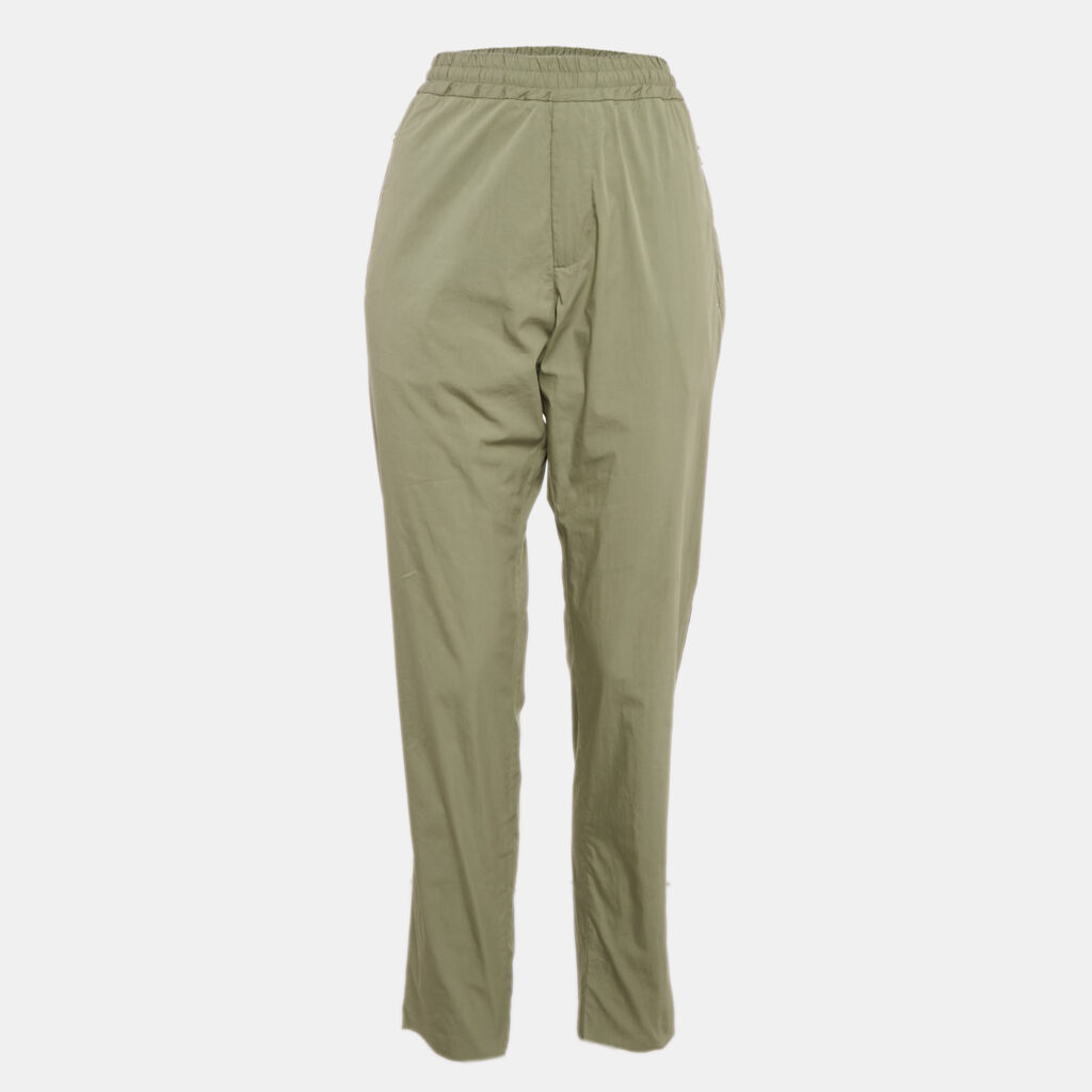 luxury-women-stella-mccartney-used-clothes-p1105896-001 Stella McCartney Green Cotton Contrast Trimmed Pants L
