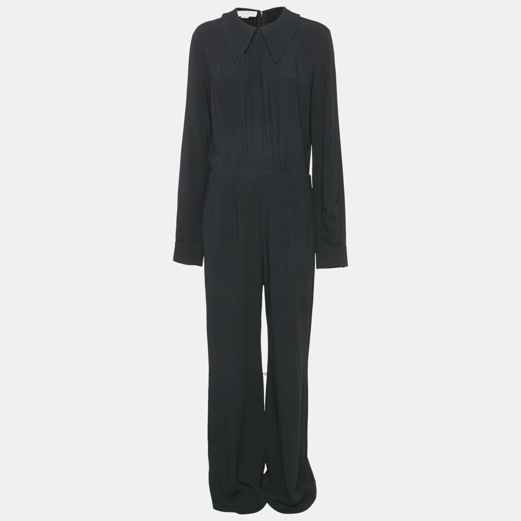 luxury-women-stella-mccartney-used-clothes-p1144189-002.jpg Stella McCartney Black Crepe Long Sleeve Jumpsuit M