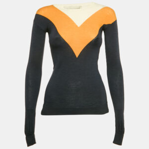 Stella McCartney Multicolor Wool Long Sleeve Sweater S