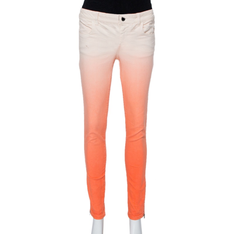 luxury-women-stella-mccartney-used-clothes-p449611-1623641395-005 Stella McCartney Ombre Denim Zip Detail Jeans M