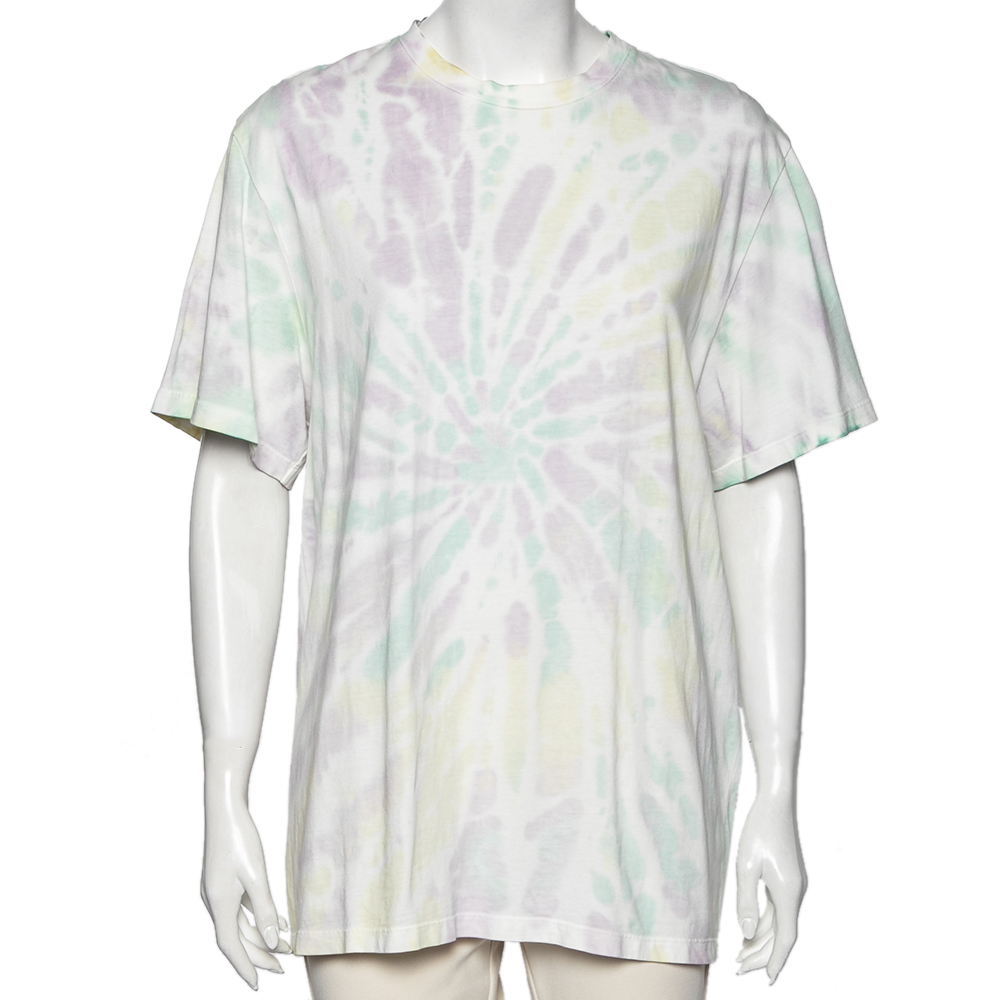 luxury-women-stella-mccartney-used-clothes-p591889-010-1 Stella McCartney Multicolored Tie-Dye Printed Cotton Short Sleeve T-Shirt S