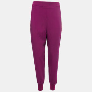 Stella McCartney Purple Crepe Jogger Pants S