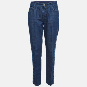 Stella McCartney Blue Logo Printed Denim Jeans M Waist 27"