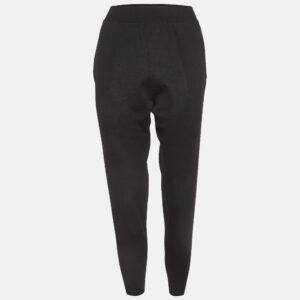 Stella McCartney Black Stretch Knit Joggers M