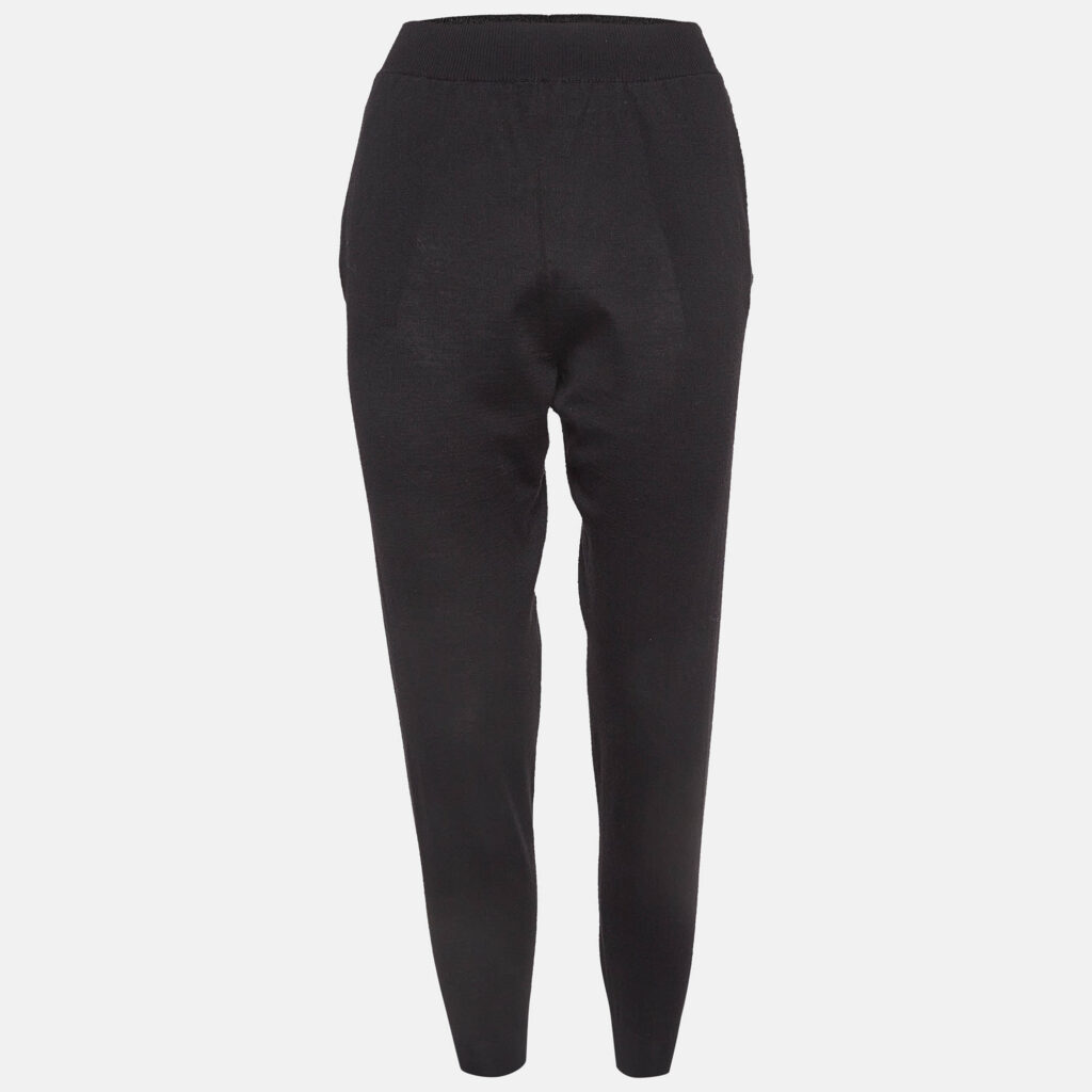 luxury-women-stella-mccartney-used-clothes-p976500-001 Stella McCartney Black Stretch Knit Joggers M