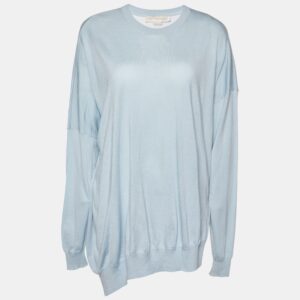 Stella McCartney Light Blue Wool & Silk Jumper M