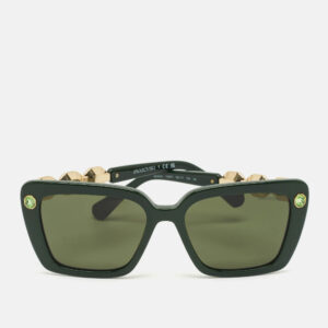 Swarovski Green SK6032 Square Sunglasses