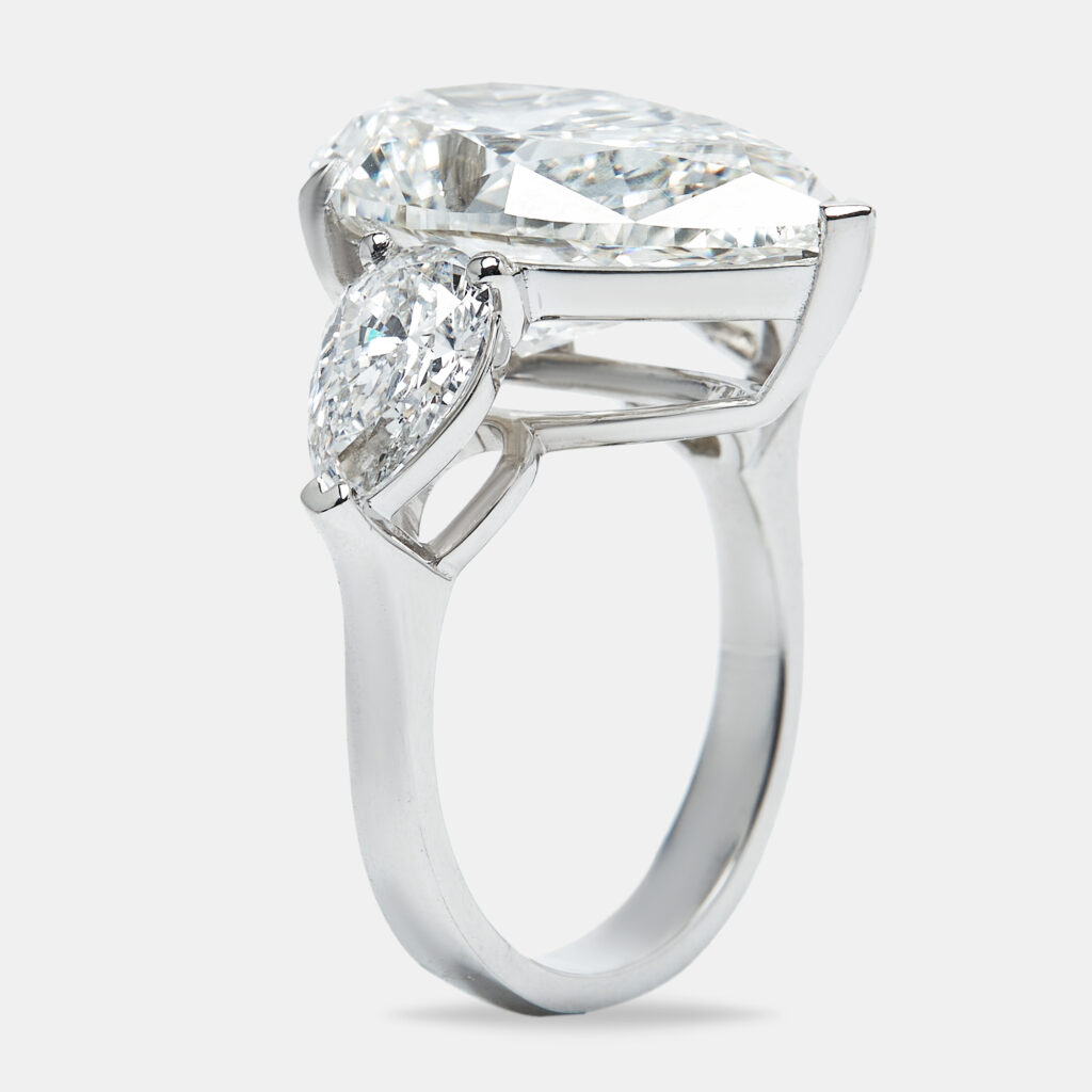luxury-women-the-diamond-edit-new-fine-jewelry-p1148585-004.jpg 12 cts Pear Brilliant Cut Lab Grown Diamond 18k White Gold Ring Size 53