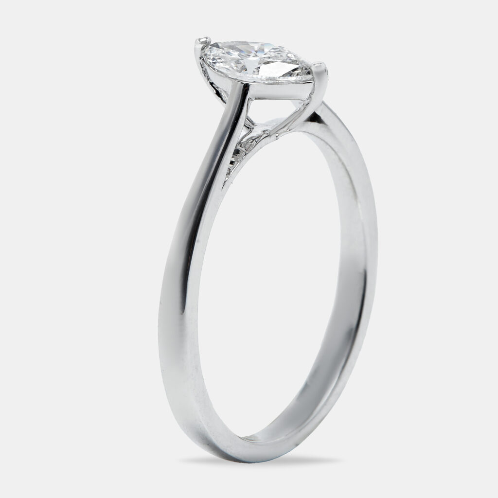 luxury-women-the-diamond-edit-new-fine-jewelry-p1148586-002.jpg 0.50 cts Marquise Cut Lab Grown Diamond 18k White Gold Ring Size 53