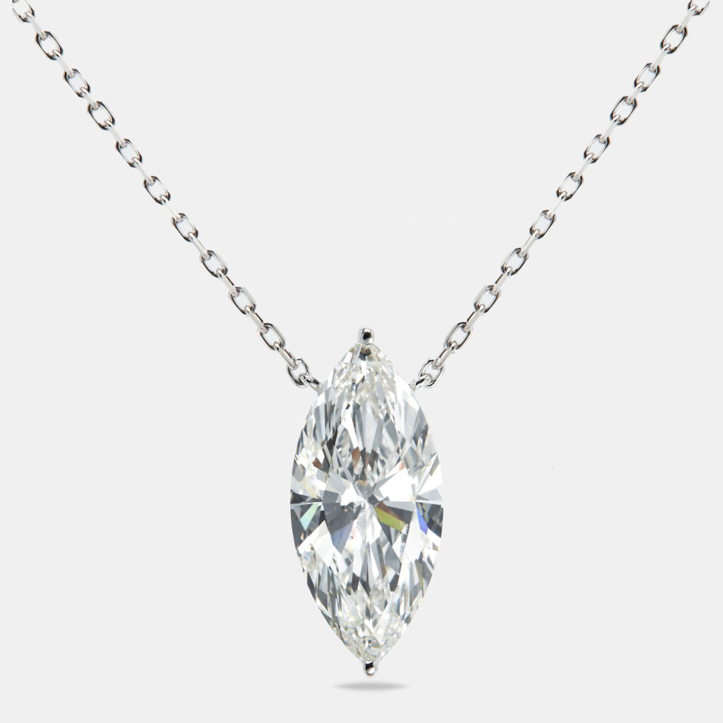 luxury-women-the-diamond-edit-new-fine-jewelry-p1148605-002.jpg 7.00 cts Marquise Briliant Lab Grown Diamond 18k White Gold Chain Necklace