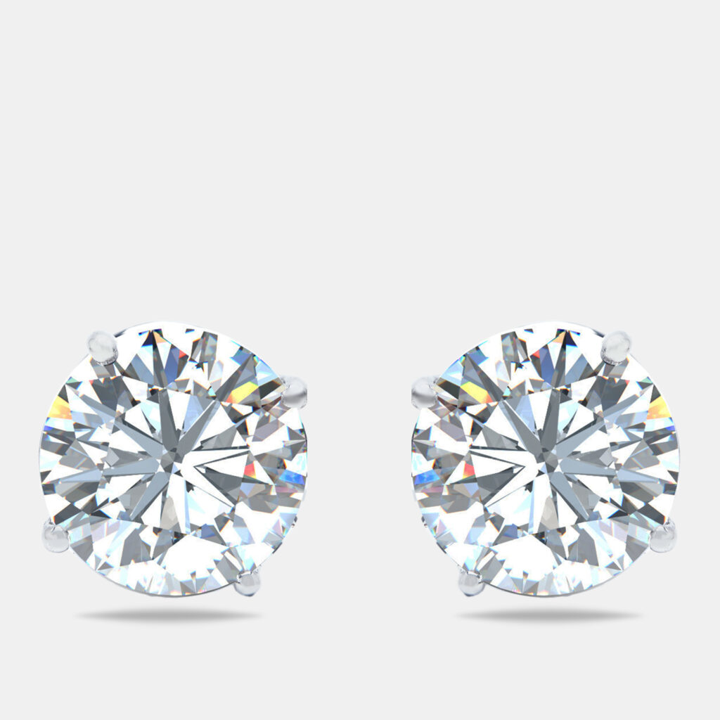 luxury-women-the-diamond-edit-new-fine-jewelry-p1148610-003.jpg 10.00 cts Round Brilliant Cut Lab Grown Diamond 18k White Gold Earrings