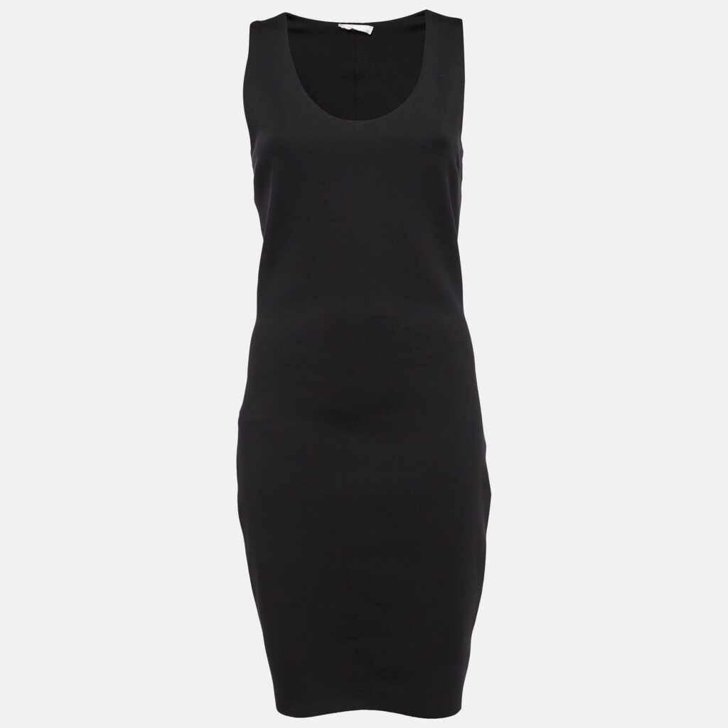 luxury-women-the-row-used-clothes-p1032184-001 The Row Black Jersey Sleeveless Bodycon Dress M