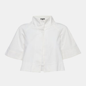 Theory White Cotton Gabardine Top XS