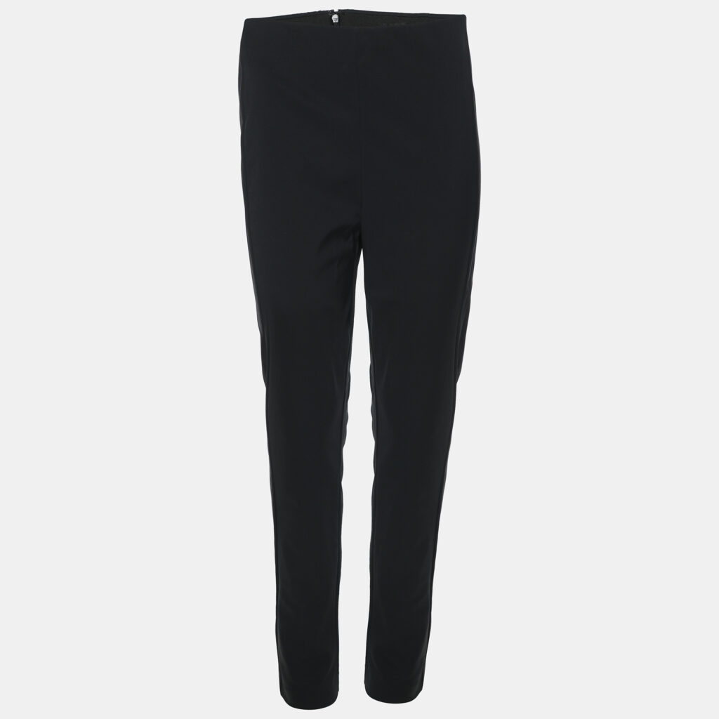 luxury-women-theory-used-clothes-p1169453-003 Theory Navy Blue Stretch Nylon Trouser M