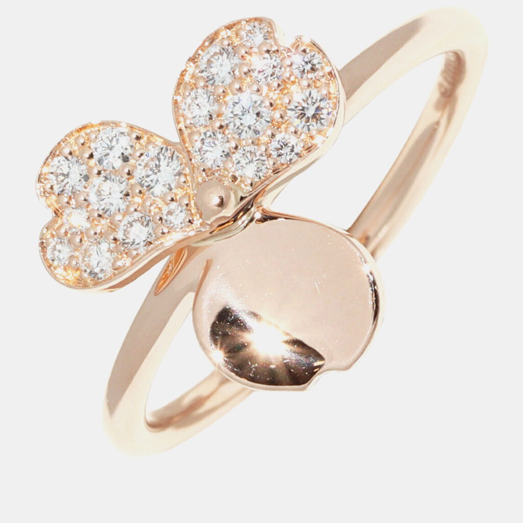 luxury-women-tiffany-co-used-fine-jewelry-p1045760-004 Tiffany & Co. 18K Rose Gold and Diamond Paper Flower Ring EU 52