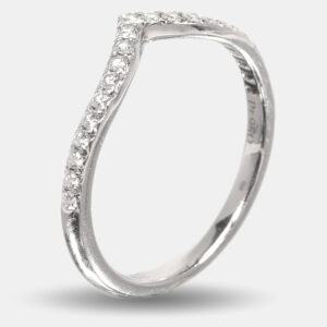 Tiffany & Co. Tiffany Diamond Platinum Soleste Ring 53