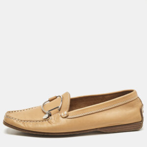 Tod's Brown Leather Penny Driving Loafers Size 38