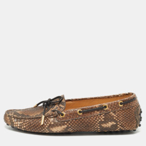 Loewe Brown Leather Heel Duo Convertible Belt Bag