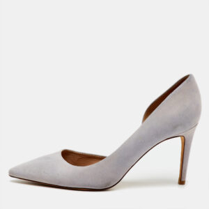 Tory Burch Light Lilac Suede Pointed Toe D'orsay Pumps Size 40