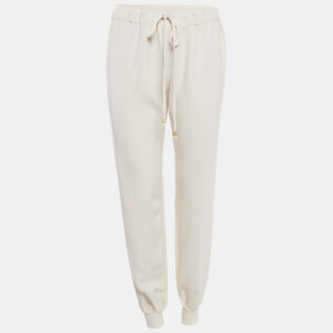 Valentino Off-White Crepe Pants M